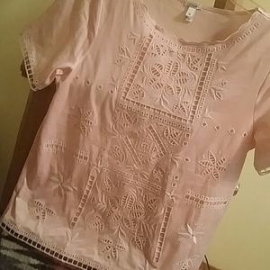 J. Crew herringbone tee