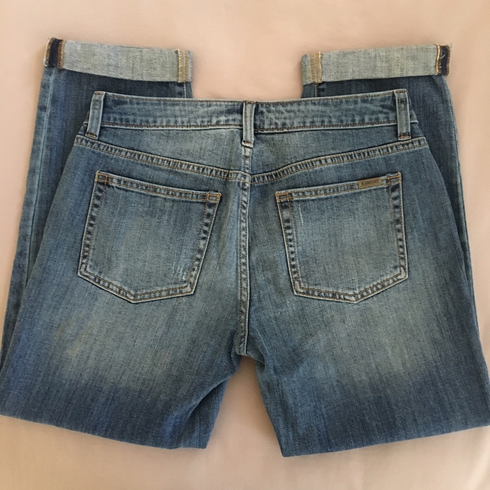 J Lo distressed gold rhinestone jeans - Picture 4 of 8