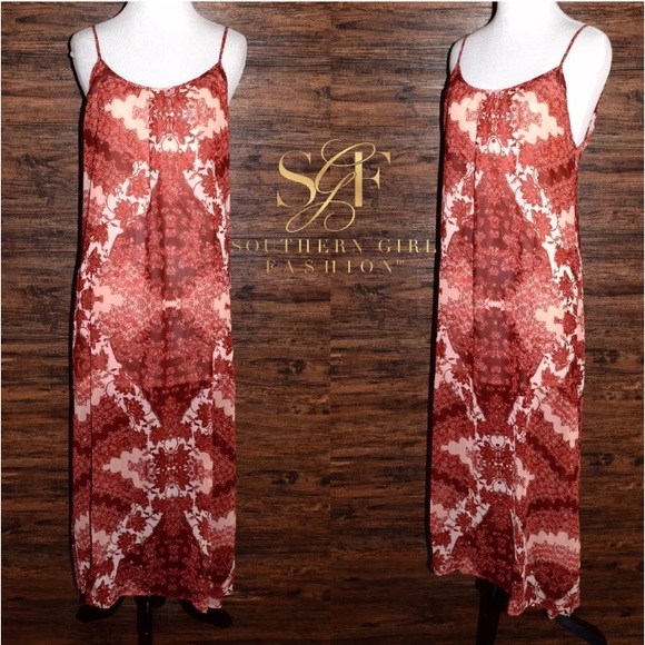 SHOW ME YOUR MUMU Draped Dress Intricate Long Gown - Picture 3 of 5