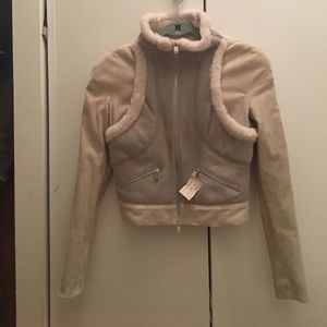 Jitrois Short Suede Pearl Coat