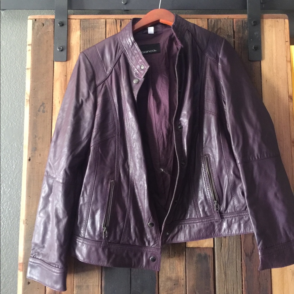 leather jacket