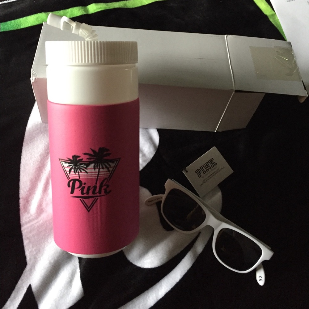 Spring Break WaterBottle&Bottle OpenerSunglasses