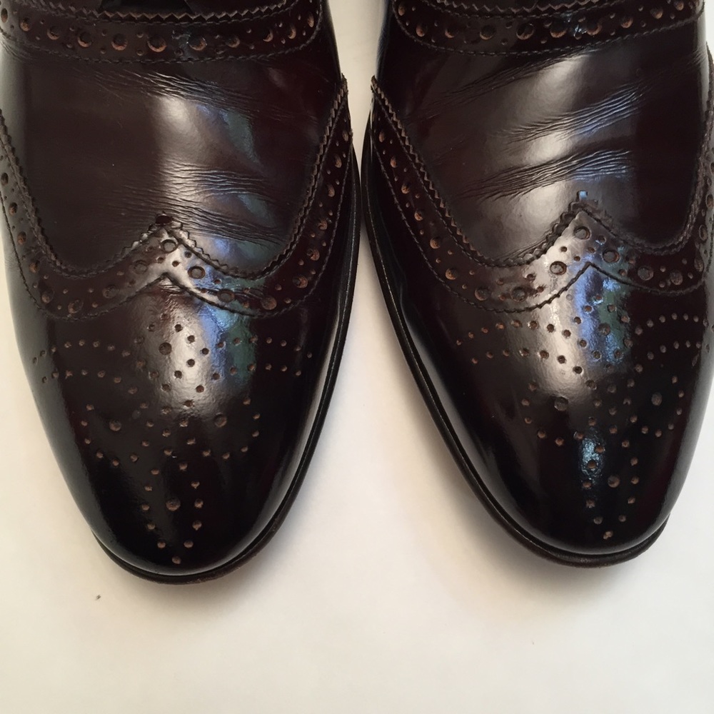 HP Mens European High End Leather Dressy Shoes EUC - Picture 2 of 8