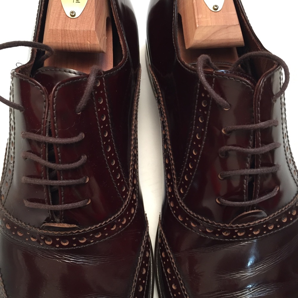 HP Mens European High End Leather Dressy Shoes EUC - Picture 3 of 8
