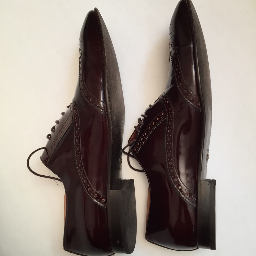 HP Mens European High End Leather Dressy Shoes EUC - Picture 7 of 8