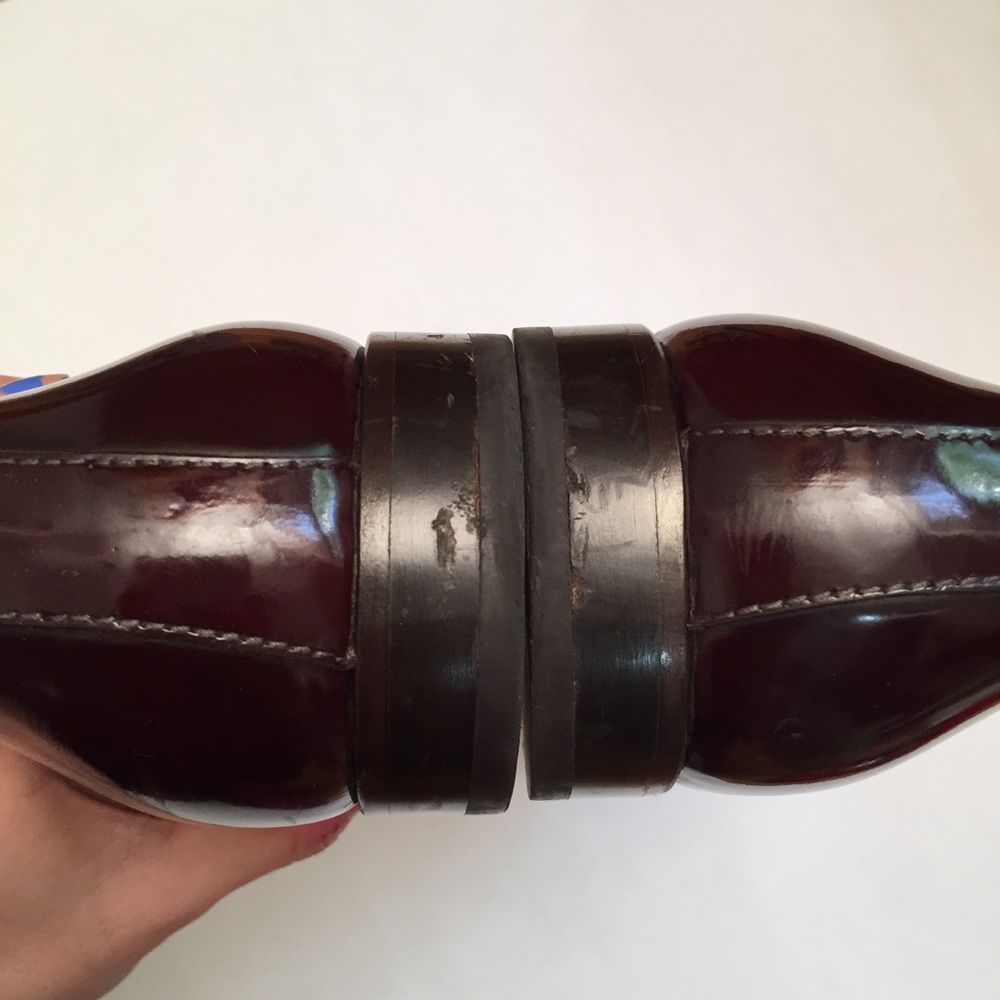 HP Mens European High End Leather Dressy Shoes EUC - Picture 8 of 8