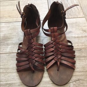 Brown sandals