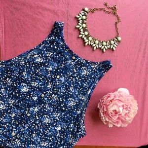 Abercrombie and Fitch Patterned Peplum Top