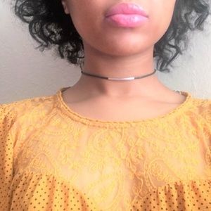 DaniRogue Silver Accent Cord Choker