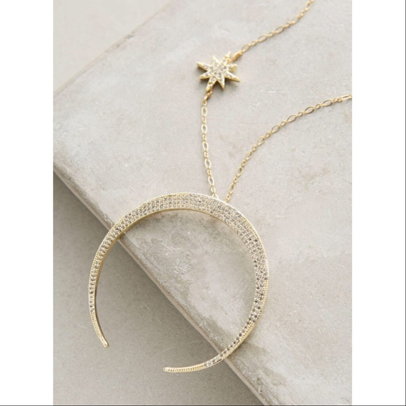 Anthropologie Jewelry - Serefina Anthropologie Lunar Arc Necklace