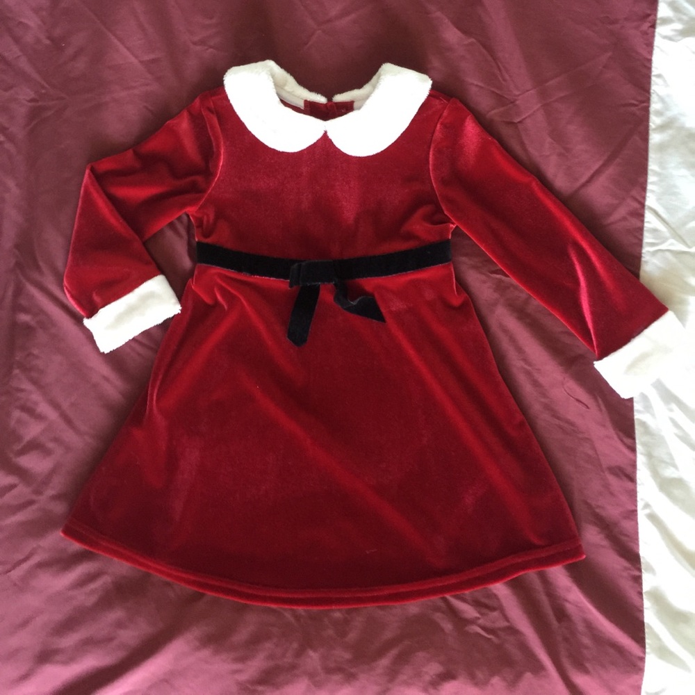Toddler Girls Santa Claus Christmas holiday dress