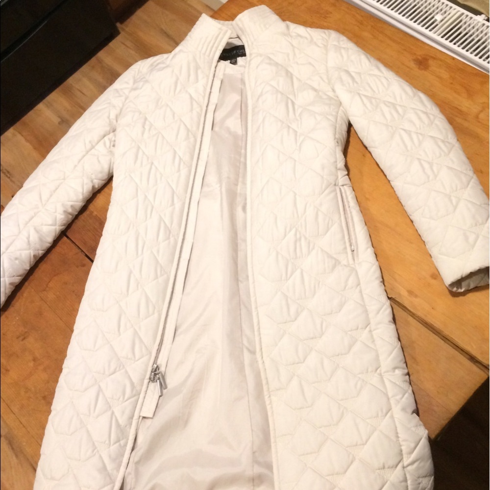 Kenneth Cole full length jacket small collar