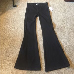 Free people Black Flare Pants!