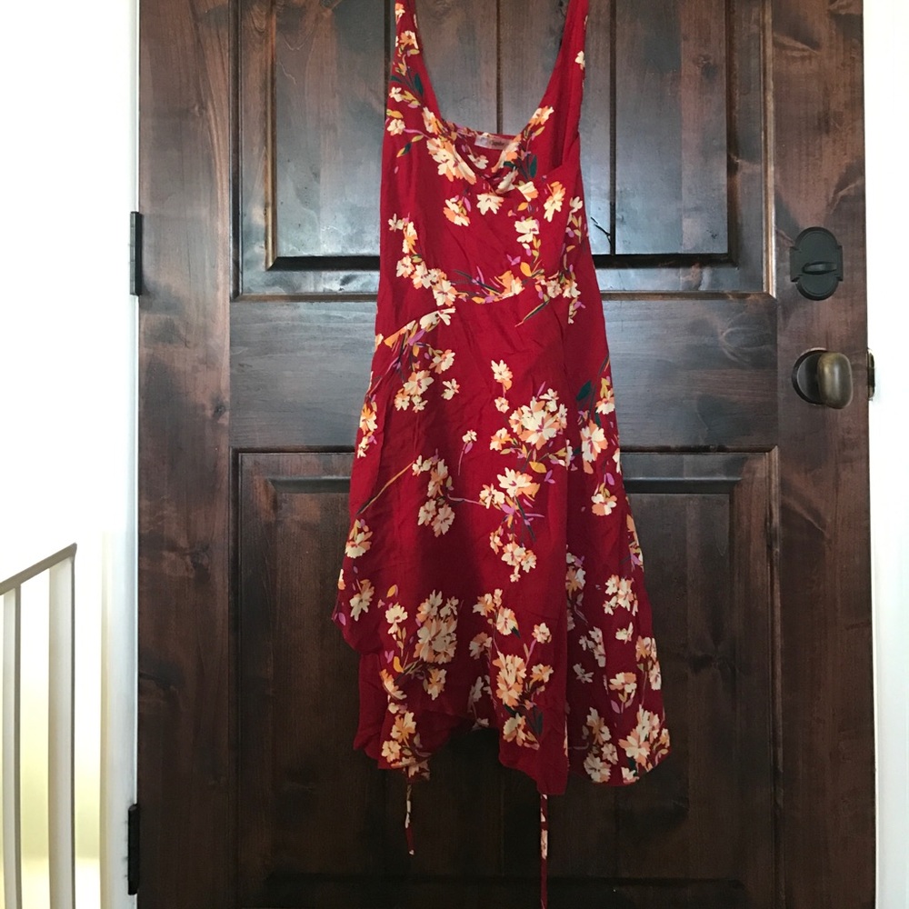 Fun summer wrap around dress