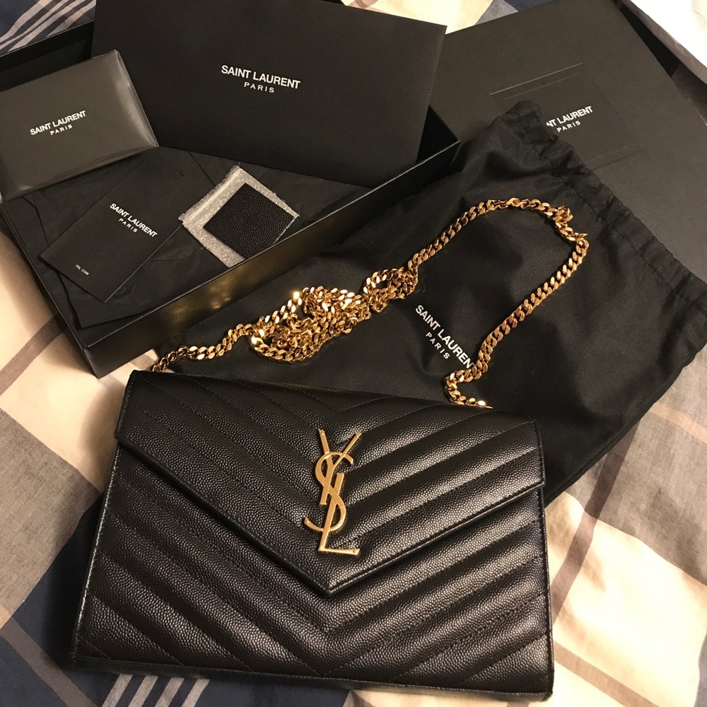 🔹SOLD🔹Saint Laurent YSL Crossbody WOC black