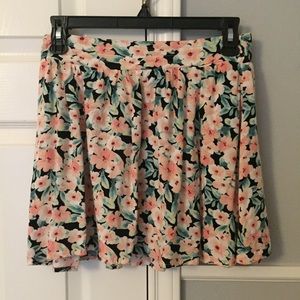 forever 21 floral skirt