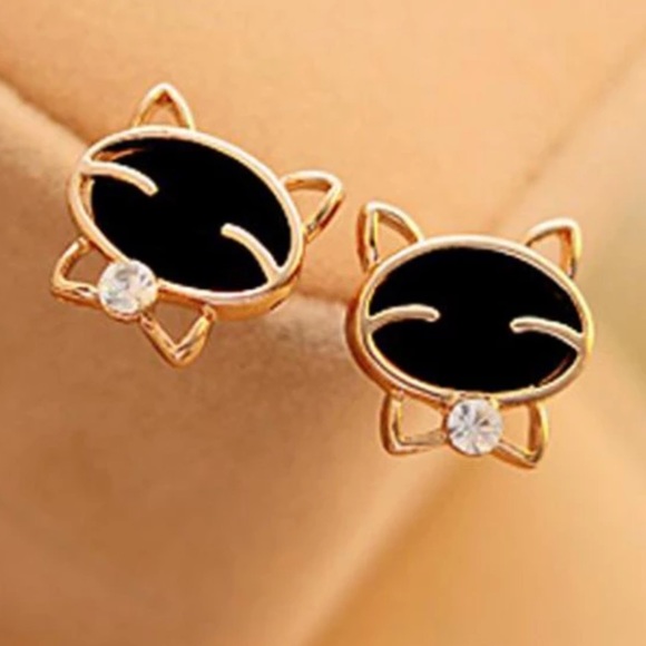 1X HP Kitty Cat Earrings - Picture 7 of 8