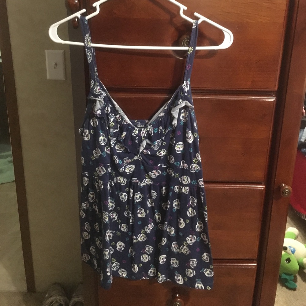 Sugar Skull Print tank