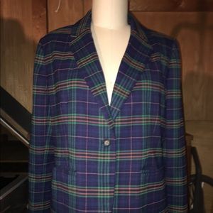 Plaid Blazer