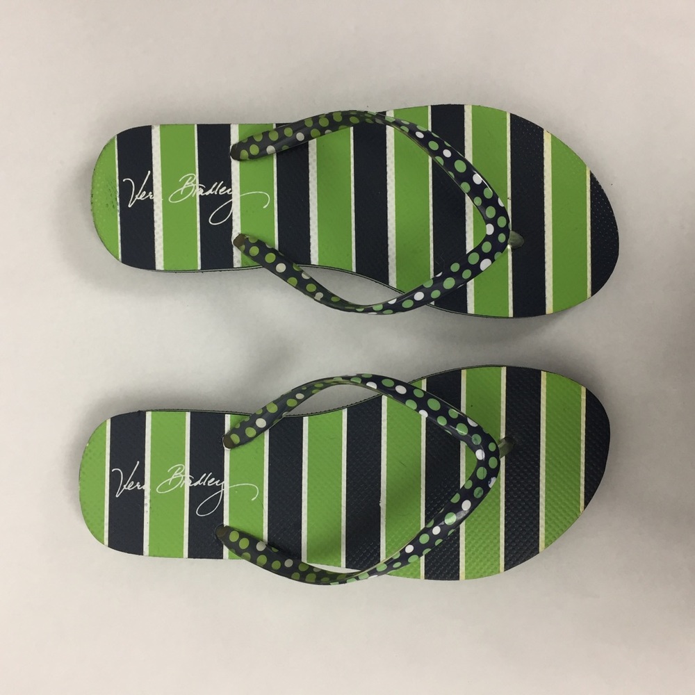 Vera Bradley patterned flip flops