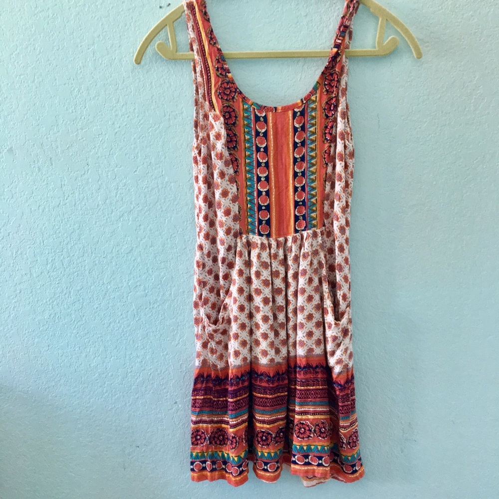 Pretty Bohemian Dress with Pockets