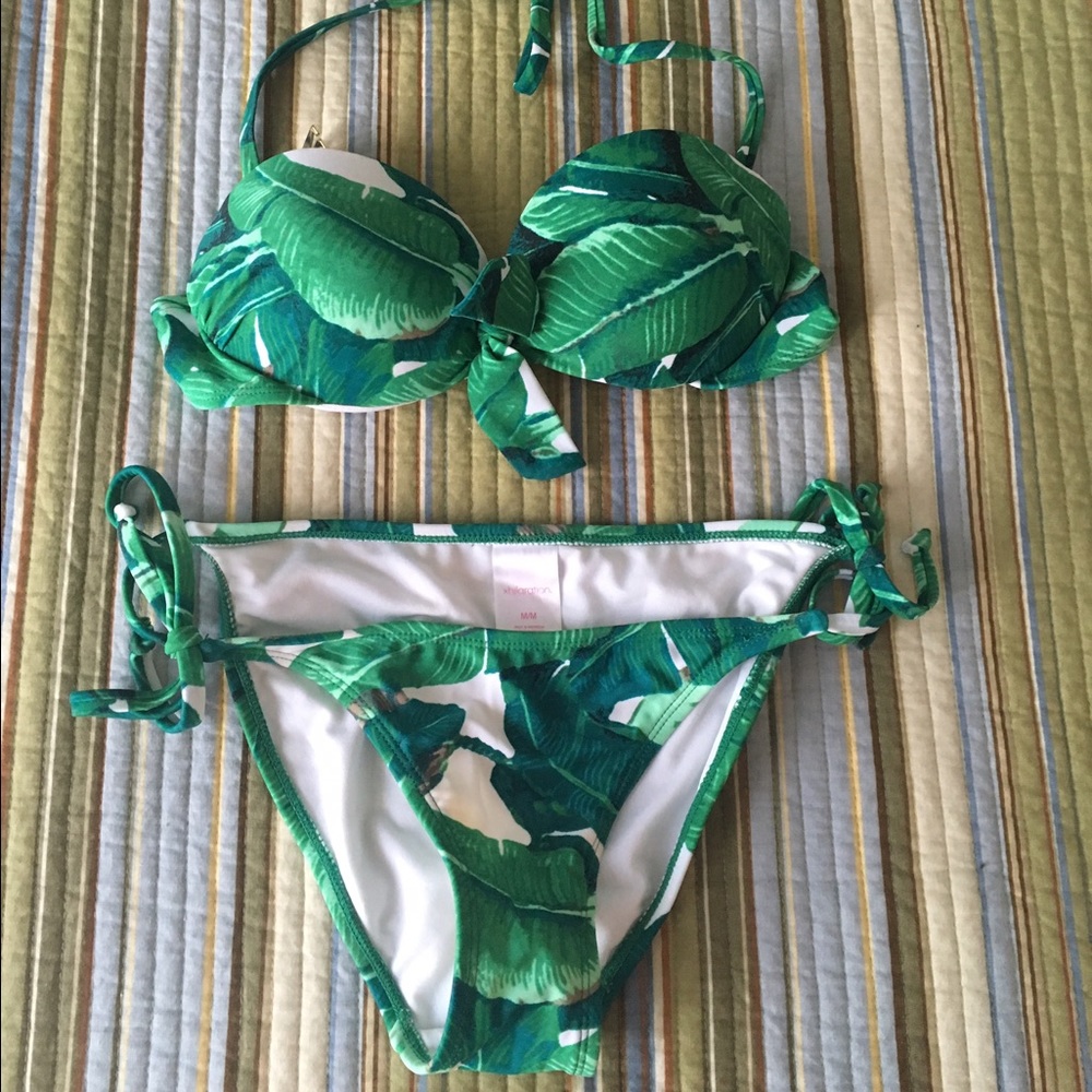DONATING 6/19! PRICE FIRM | Botanical Print Bikini