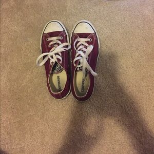 Maroon Converse