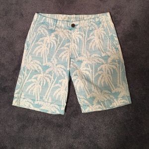 NEW Blue palm tree Aeropostale short