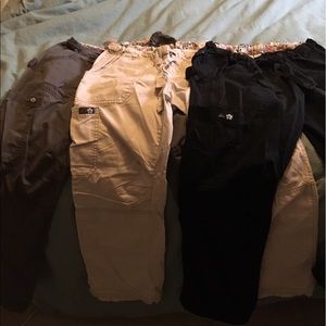 3 pairs of Koi scrub pants size XS petite