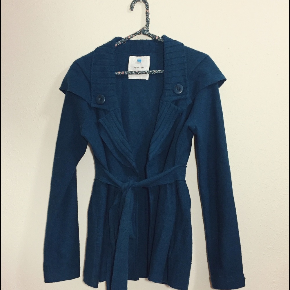 Anthropologie tie sweater sz: M