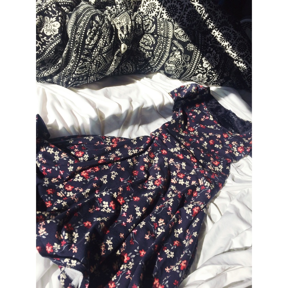 FLORAL SKATER DRESS