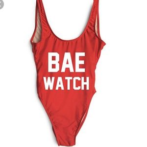 Bae Watch bathing suit one peice