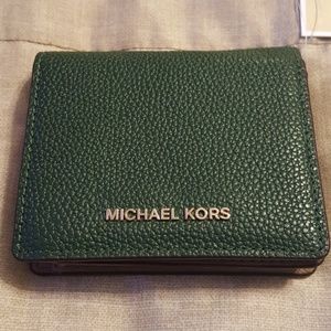 Authentic Michael Kors carryall card case