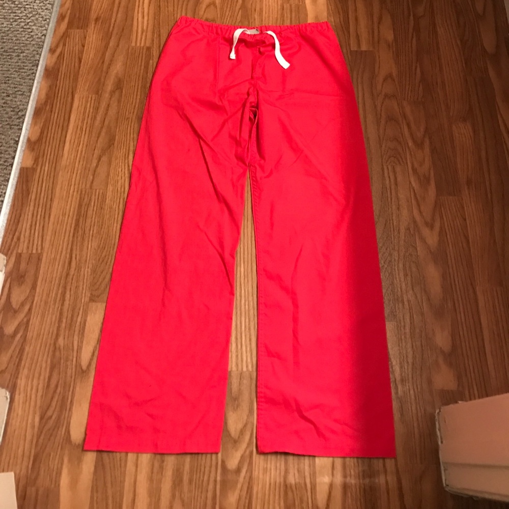 Pink/Red Scrub Pants