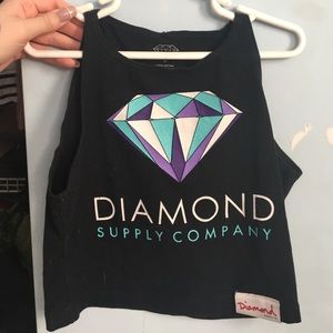 Diamond supply co crop top