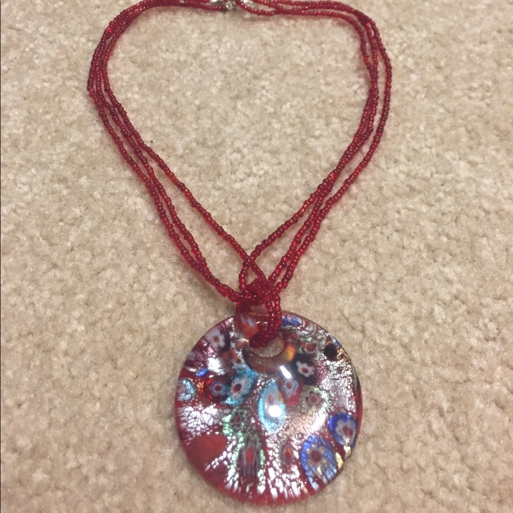 red necklace