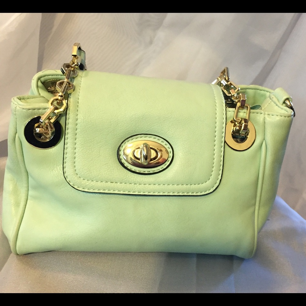 Charming Charlie mint green purse