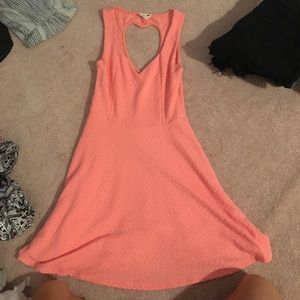 Coral dress