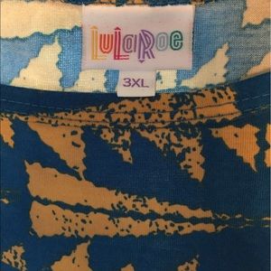 Lularoe Ana Maxi dress with 3/4 sleeves, size 3XL