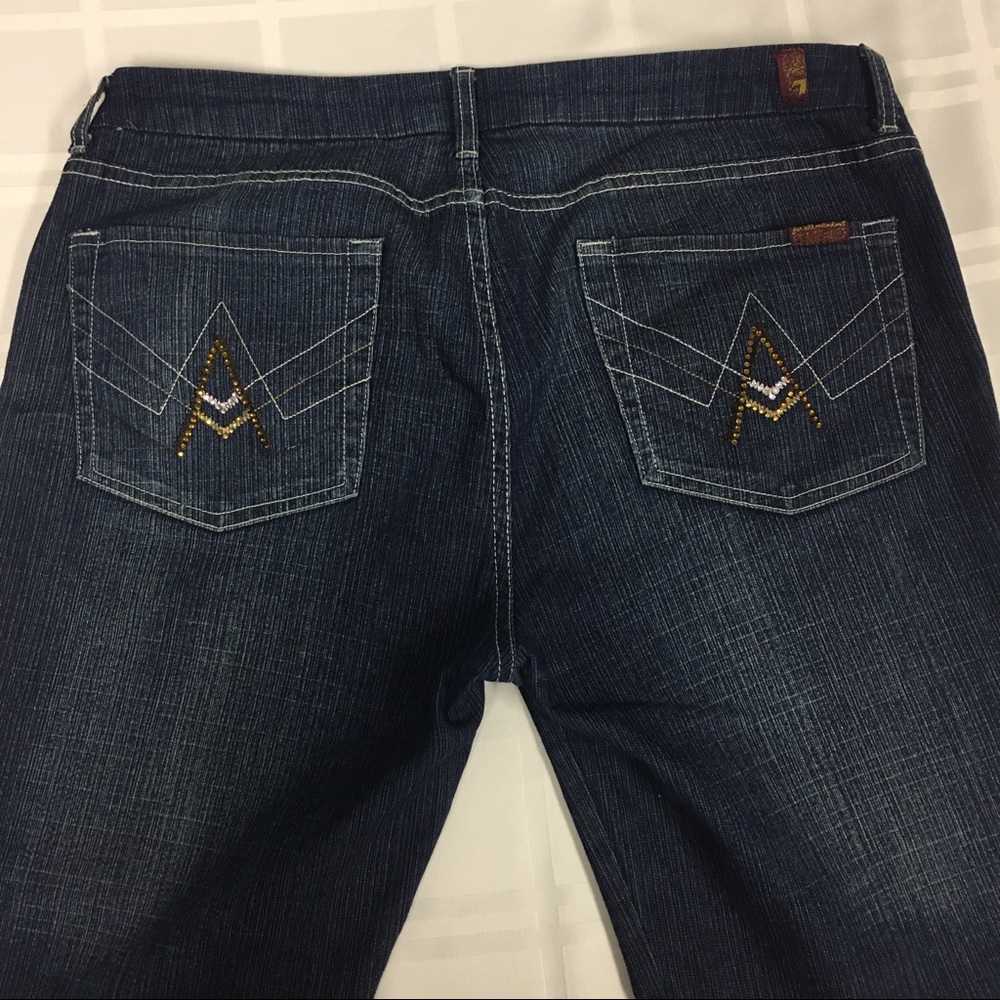7 For All Mankind Size 32x26 "A" Pocket Cut 711782
