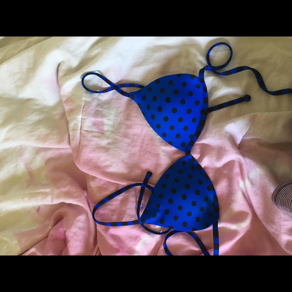 Polka Dot Bikini Top