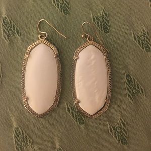 Kendra Scott mother of pearl earrings