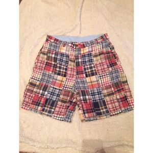 Brooks Brothers Plaid Patchwork Shorts