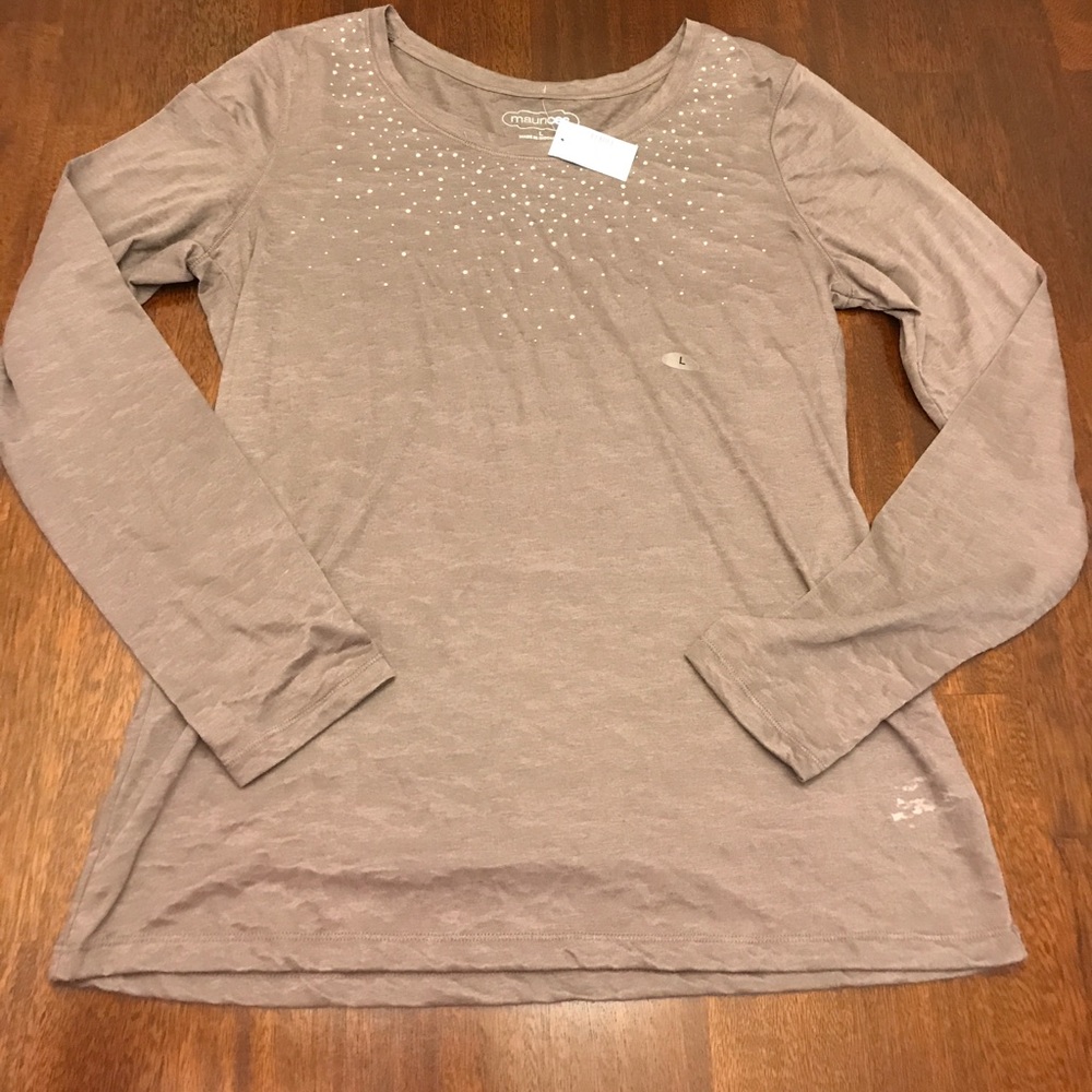 Maurice's burn out long sleeve tee
