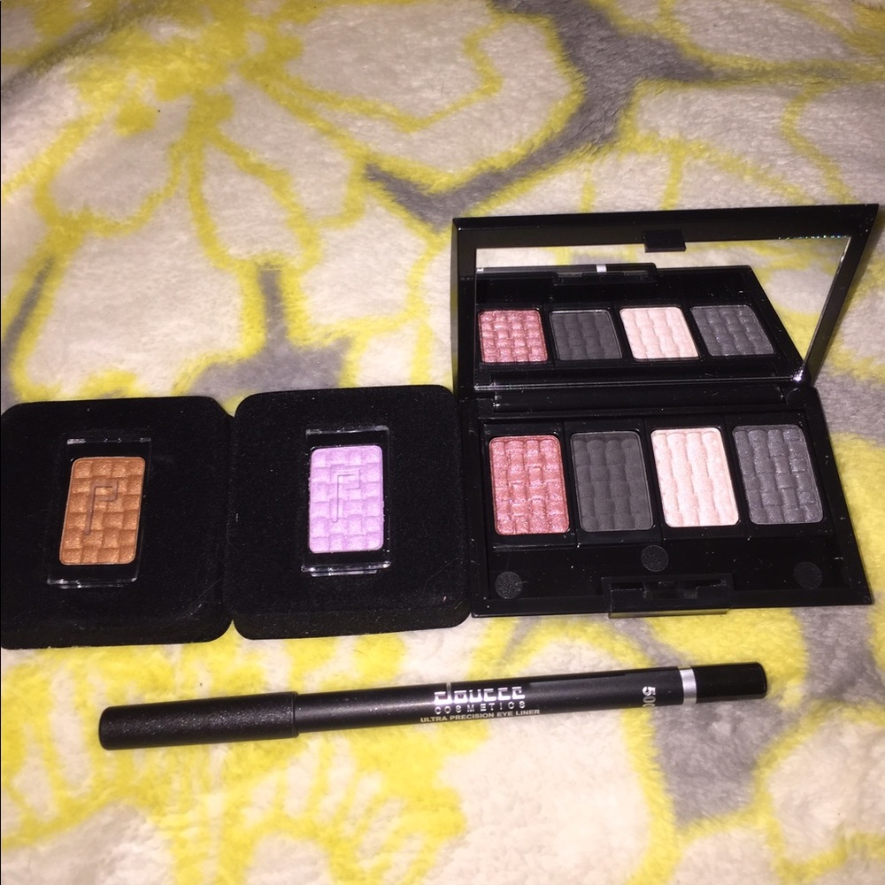 NIB Doucce freematic eyeshadow quad + 2 & eyeliner
