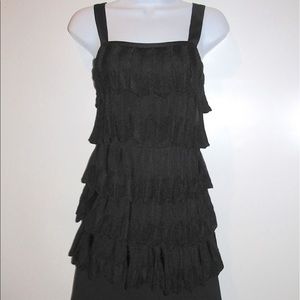 White House Black Market Knit Tiered Top NWOT