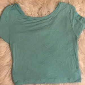Crop top, crisscross back