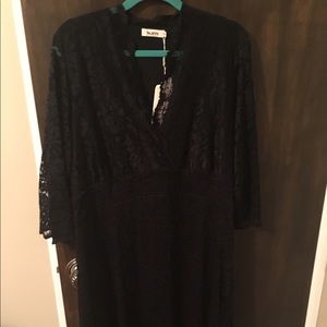 Never worn stunning black lace dress