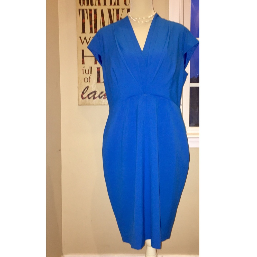 Calvin Klein Plus Size Blue Dress