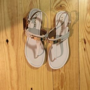 Coach sandals! Only been worn once!